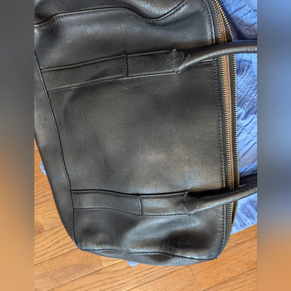 Vintage Ralph Lauren Black Leather Women's Bag
